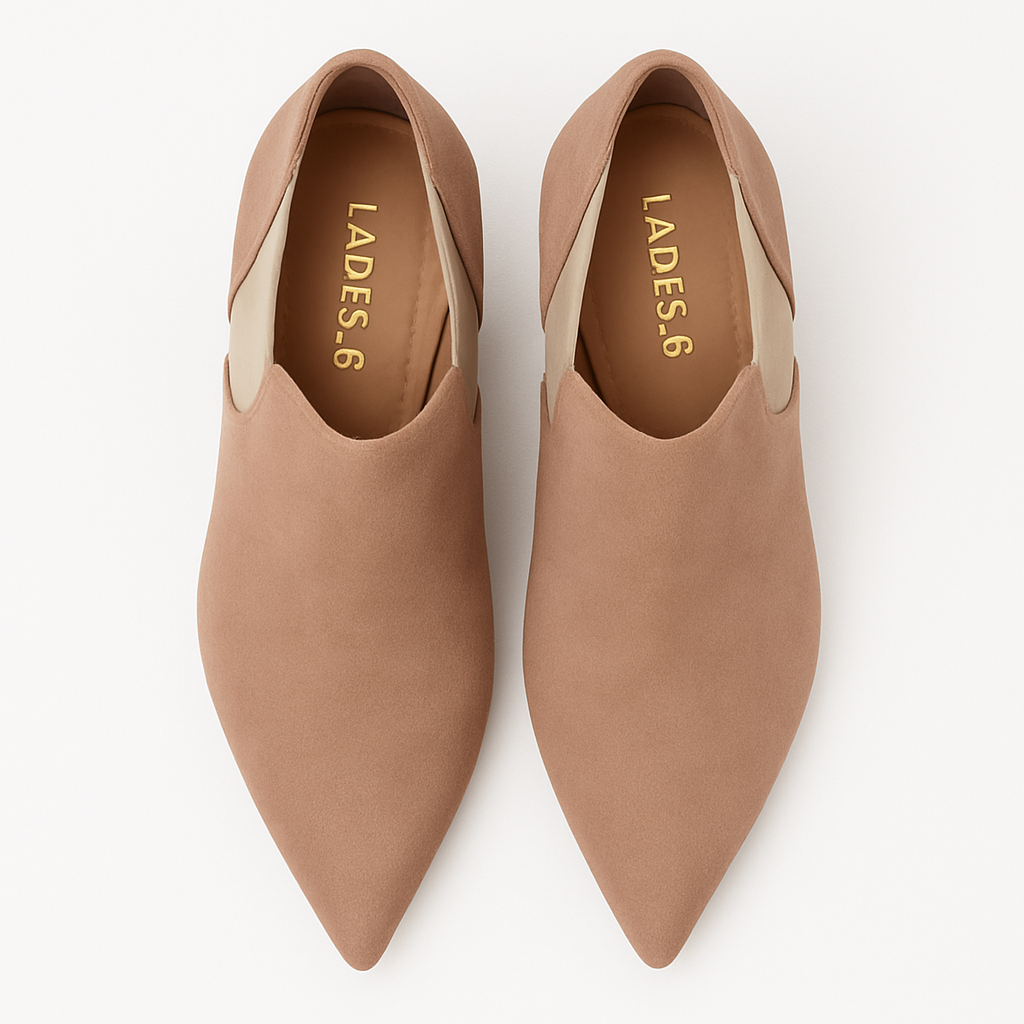 Ladies Suede Stiletto Ankle Boots ? Pointed Toe Booties - Image 3